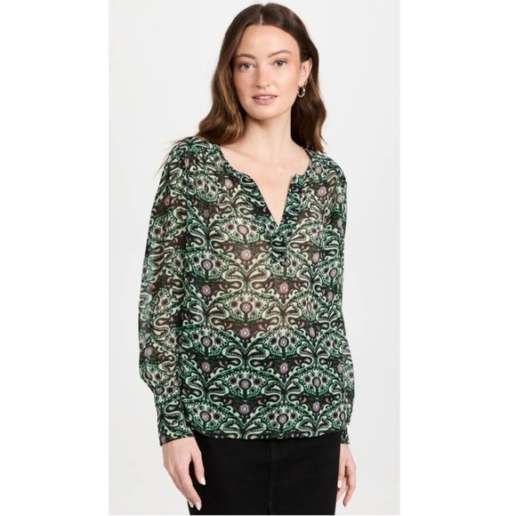 ba&sh Tops - Ba&sh Fel Shirt in Vert